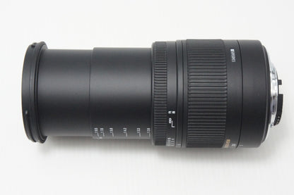 美品 SIGMA シグマ 18-250mm F3.5-6.3 DC MACRO OS HSM Nikon ニコン Fマウント APS-C ズームレンズ フード付 260717a