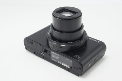 美品 SONY ソニー Cyber-shot DSC-WX500 コンパクトデジタルカメラ ブラック 元箱付 260717aa
