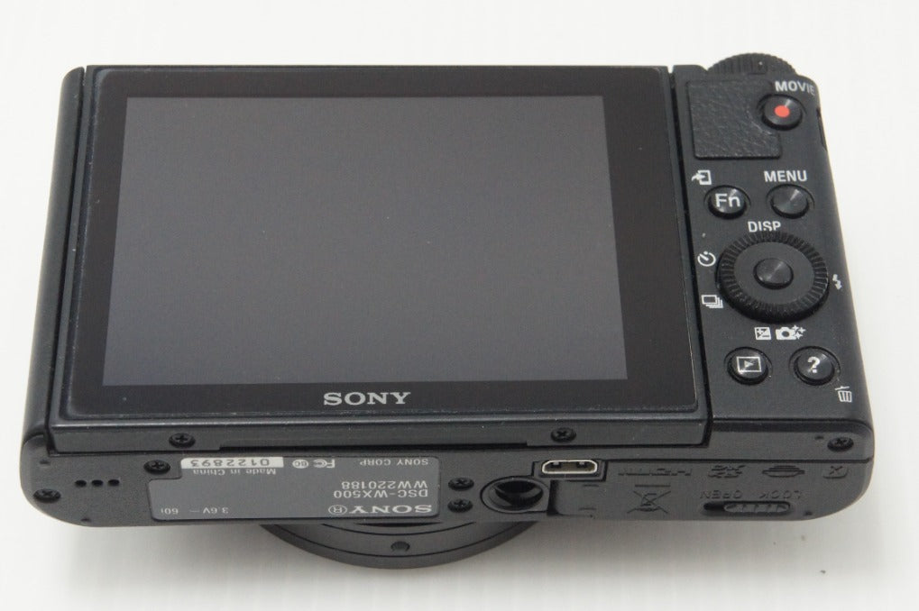 美品 SONY ソニー Cyber-shot DSC-WX500 コンパクトデジタルカメラ ブラック 元箱付 260717aa
