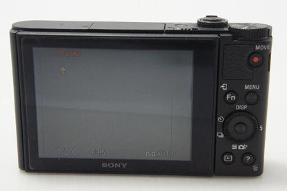 美品 SONY ソニー Cyber-shot DSC-WX500 コンパクトデジタルカメラ ブラック 元箱付 260717aaa