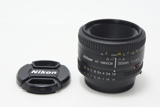美品 Nikon ニコン AF NIKKOR 50mm F1.8D フルサイズ 単焦点レンズ 260717ac