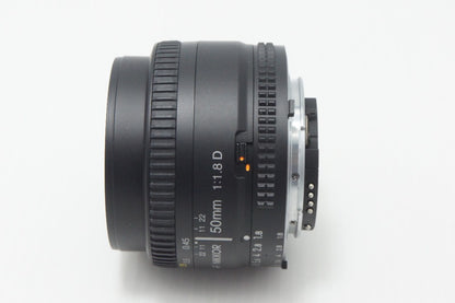 美品 Nikon ニコン AF NIKKOR 50mm F1.8D フルサイズ 単焦点レンズ 260717ac