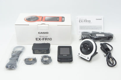 美品 CASIO カシオ EXILIM EX-FR10 コンパクトデジタルカメラ ホワイト 元箱付 260717aj