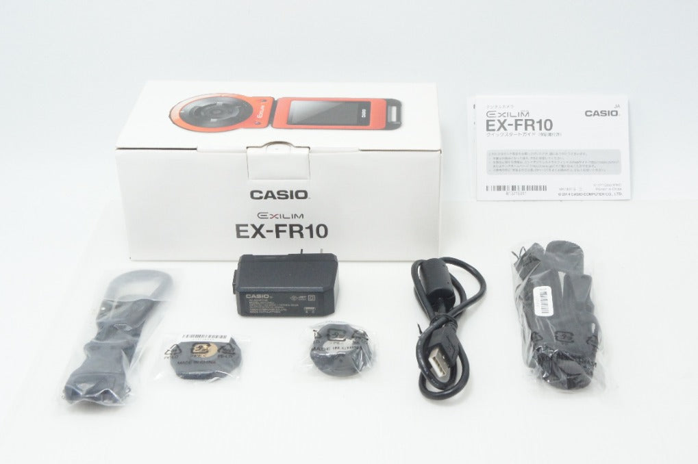 美品 CASIO カシオ EXILIM EX-FR10 コンパクトデジタルカメラ ホワイト 元箱付 260717aj