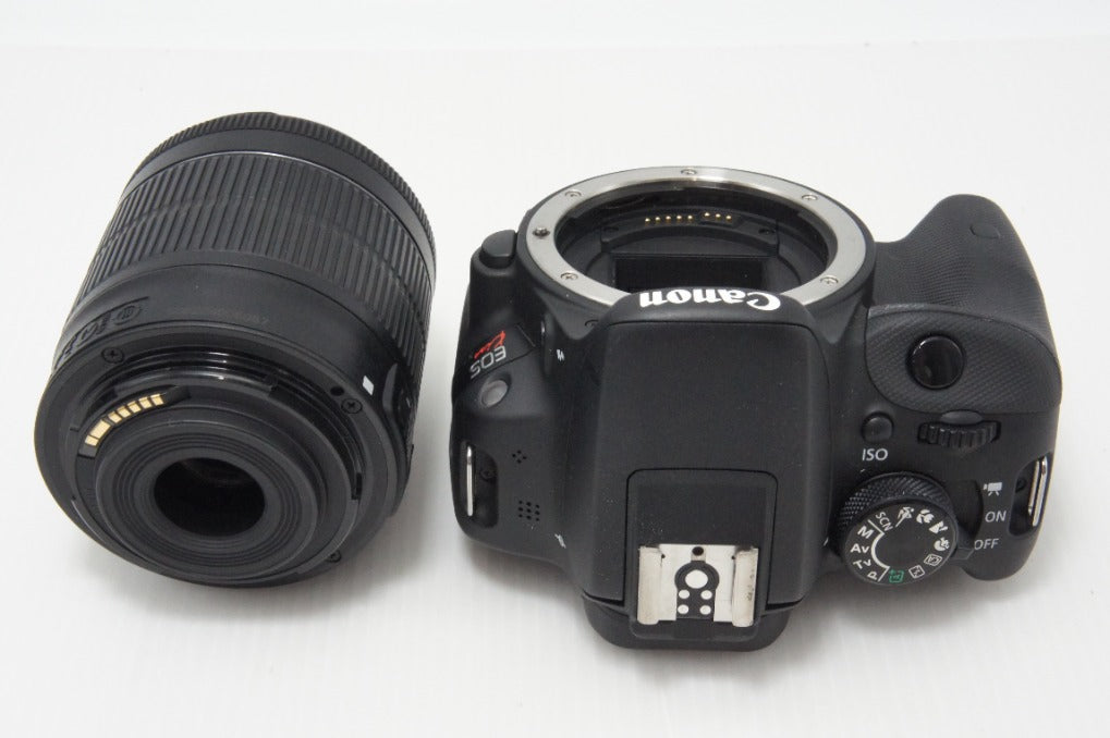 美品 Canon EOS Kiss X7 ボディ + EF-S 18-55mm IS STM レンズキット デジタル一眼レフカメラ ブラック 260717ak
