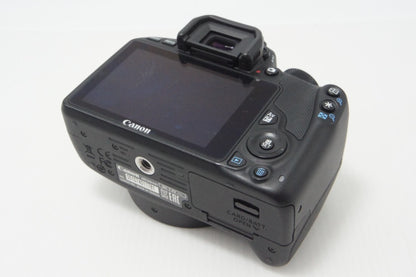 美品 Canon EOS Kiss X7 ボディ + EF-S 18-55mm IS STM レンズキット デジタル一眼レフカメラ ブラック 260717ak