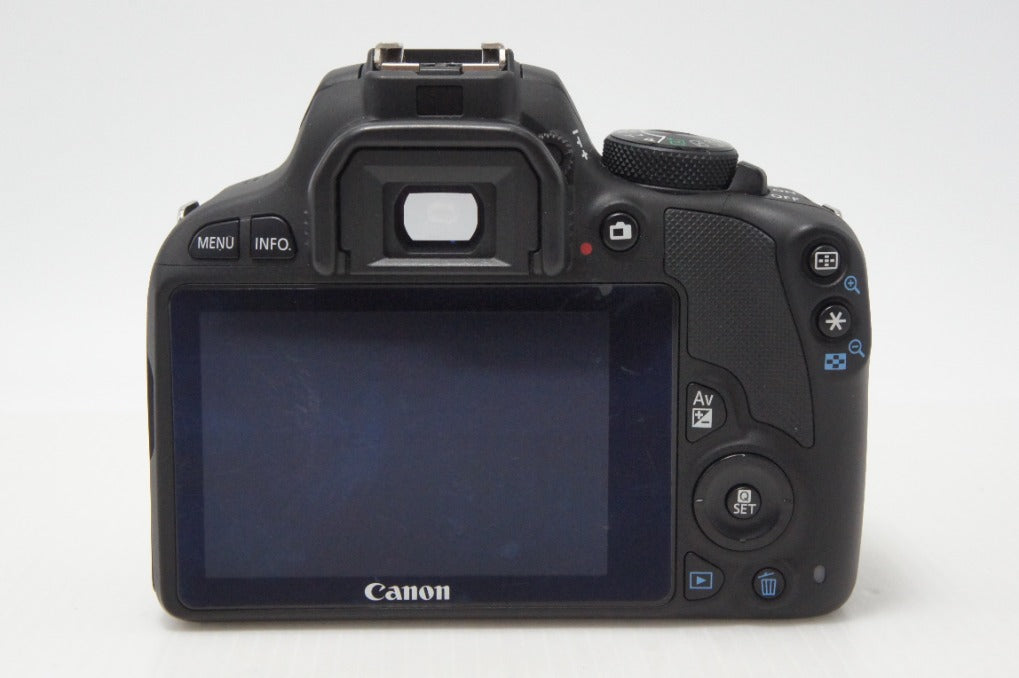 美品 Canon EOS Kiss X7 ボディ + EF-S 18-55mm IS STM レンズキット デジタル一眼レフカメラ ブラック 260717ak
