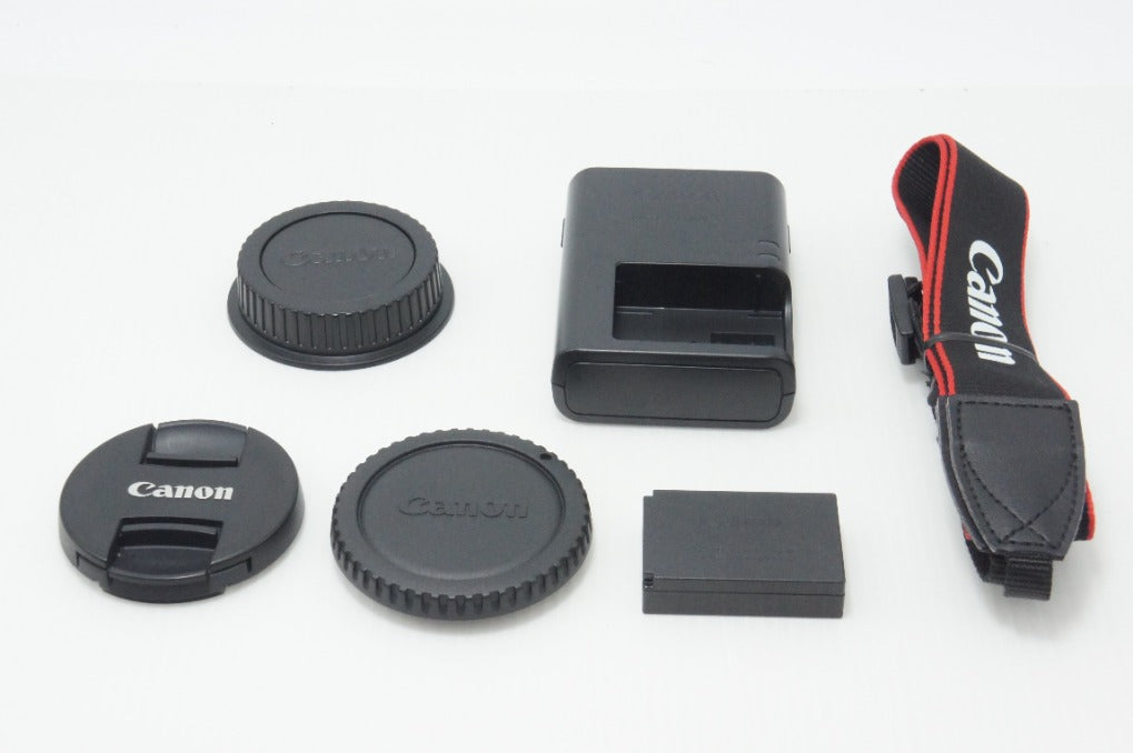 美品 Canon EOS Kiss X7 ボディ + EF-S 18-55mm IS STM レンズキット デジタル一眼レフカメラ ブラック 260717ak
