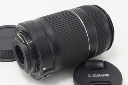 美品 Canon キヤノン EF-S 55-250mm F4-5.6 IS II APS-C ズームレンズ 260717al