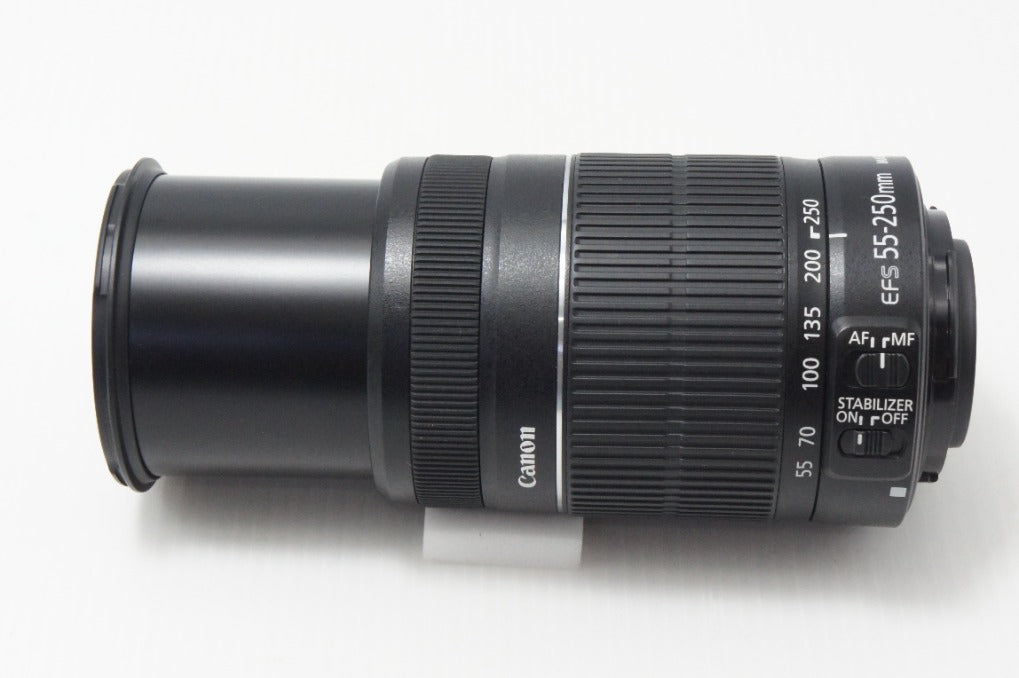 美品 Canon キヤノン EF-S 55-250mm F4-5.6 IS II APS-C ズームレンズ 260717al
