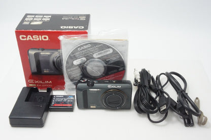 美品 CASIO カシオ EXILIM EX-ZR100 コンパクトデジタルカメラ ブラック 元箱付 260717b