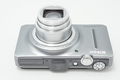 Nikon ニコン COOLPIX S9300 コンパクトデジタルカメラ クリスタルシルバー 260717f