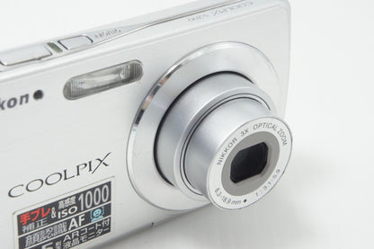 Nikon ニコン COOLPIX S200 コンパクトデジタルカメラ シルバー 260717h