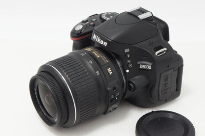 美品 Nikon ニコン D5100 ボディ + AF-S DX NIKKOR 18-55mm VR レンズキット デジタル一眼レフカメラ 260717j