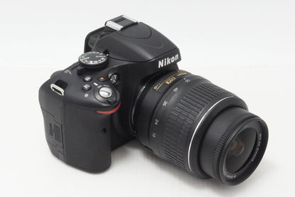 美品 Nikon ニコン D5100 ボディ + AF-S DX NIKKOR 18-55mm VR レンズキット デジタル一眼レフカメラ 260717j