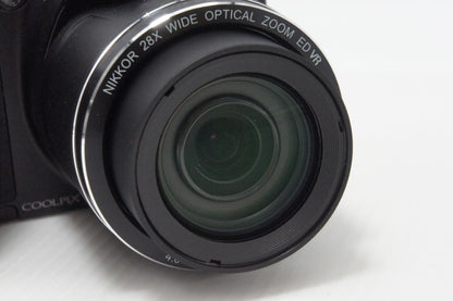 美品 Nikon ニコン COOLPIX L340 コンパクトデジタルカメラ ブラック 元箱付 260717l