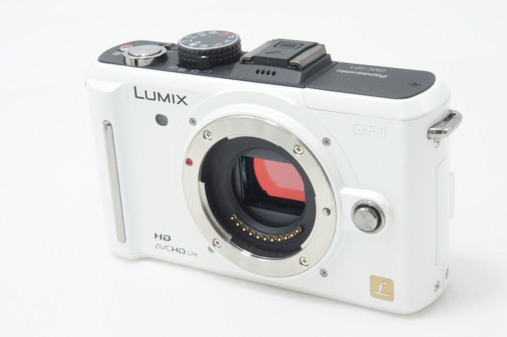 良品 Panasonic パナソニック LUMIX DMC-GF1 ボディ ミラーレス一眼カメラ ホワイト 260717m
