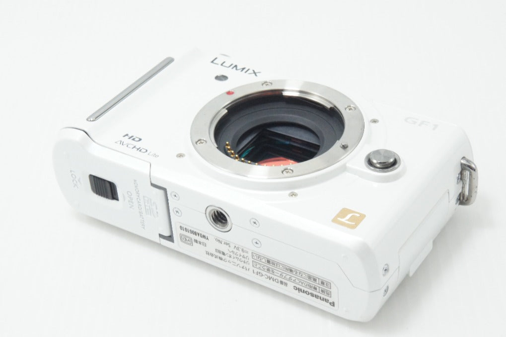 良品 Panasonic パナソニック LUMIX DMC-GF1 ボディ ミラーレス一眼カメラ ホワイト 260717m