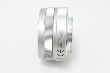 美品 PENTAX ペンタックス 01 STANDARD PRIME 8.5mm F1.9 Qシリーズ用 シルバー 260717p