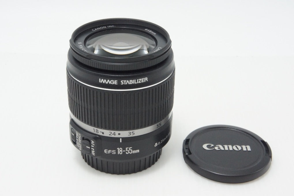 良品 Canon キヤノン EF-S 18-55mm F3.5-5.6 IS APS-C ズームレンズ 260717r