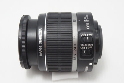 良品 Canon キヤノン EF-S 18-55mm F3.5-5.6 IS APS-C ズームレンズ 260717r