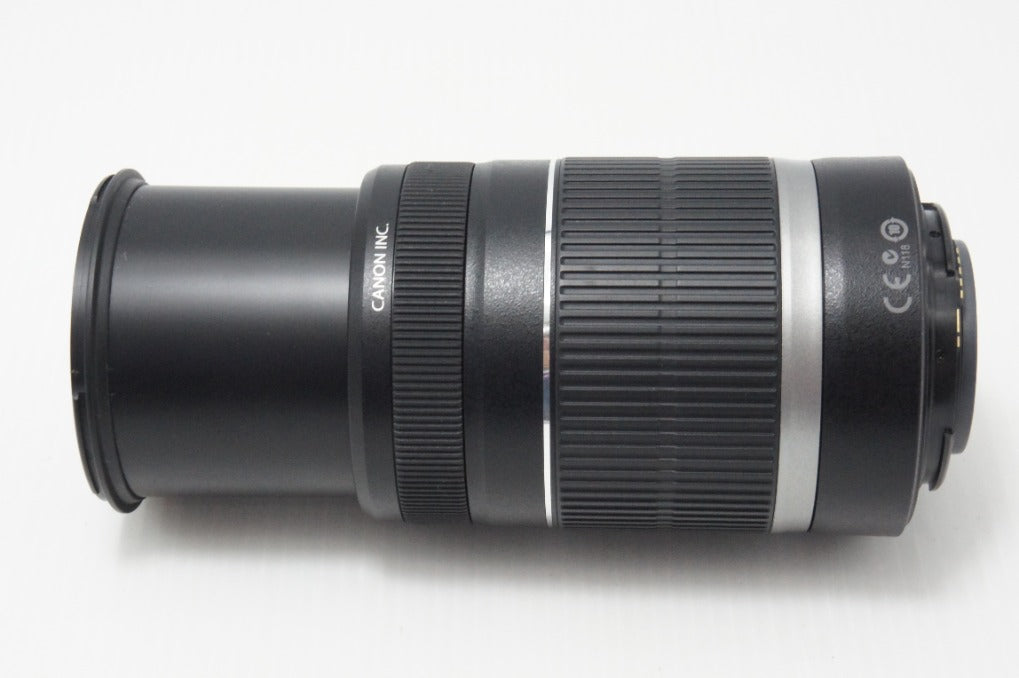 良品 Canon キヤノン EF-S 55-250mm F4-5.6 IS ズームレンズ APS-C 白箱付 260717s