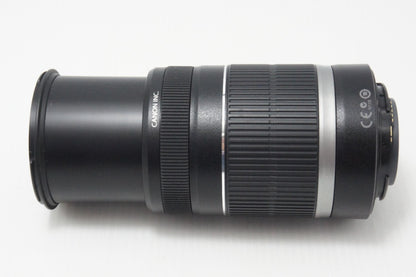 良品 Canon キヤノン EF-S 55-250mm F4-5.6 IS ズームレンズ APS-C 白箱付 260717s