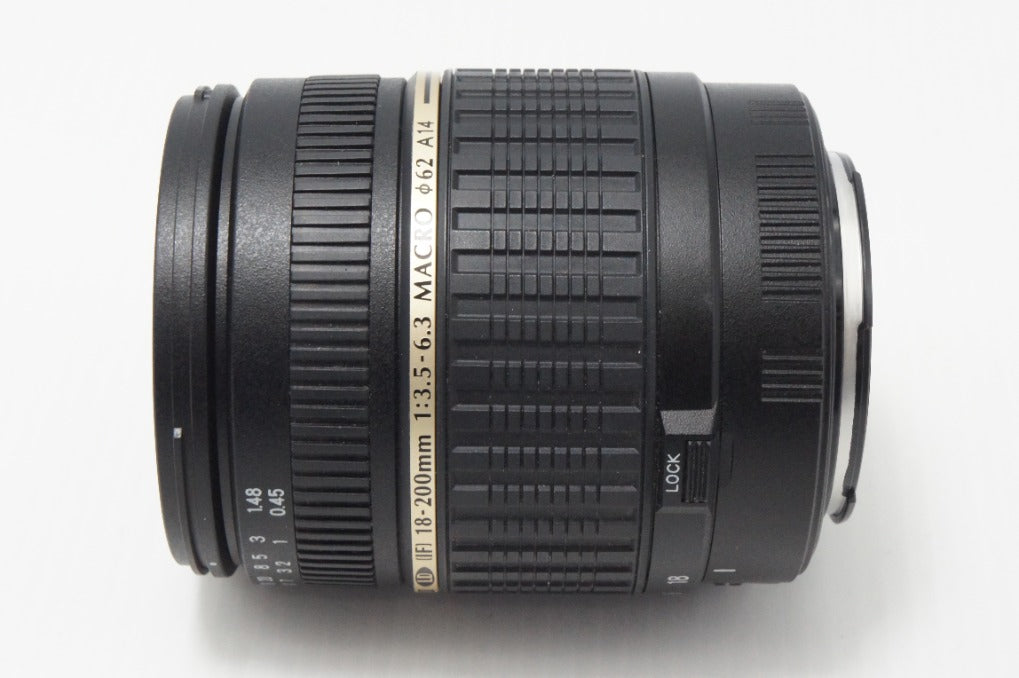 美品 TAMRON AF 18-200mm F3.5-6.3 XR Di II LD Aspherical IF MACRO A14 Canon EFマウント APS-C フード付 260717z