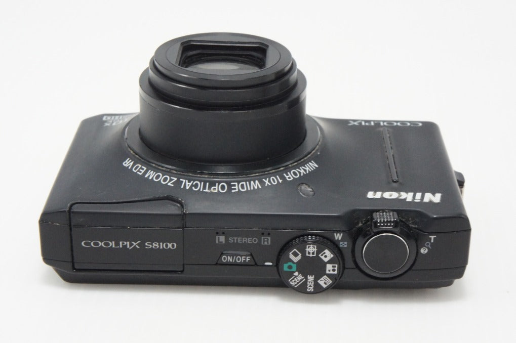 Nikon ニコン COOLPIX S8100 コンパクトデジタルカメラ ブラック 元箱付 260720f