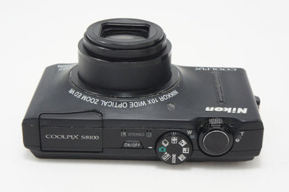 Nikon ニコン COOLPIX S8100 コンパクトデジタルカメラ ブラック 元箱付 260720f