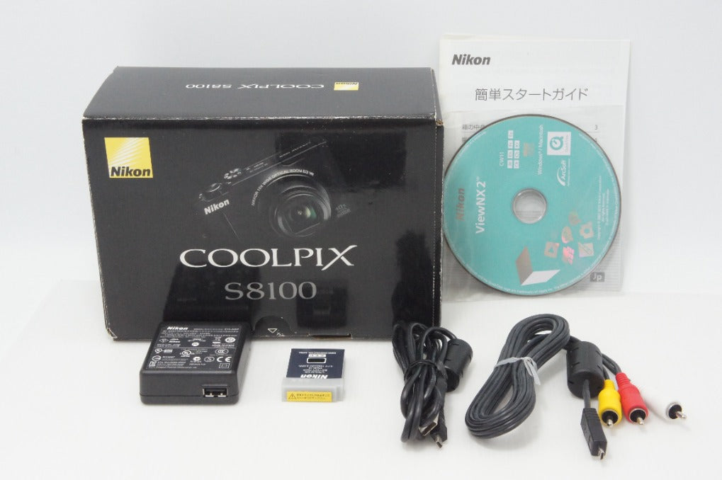 Nikon ニコン COOLPIX S8100 コンパクトデジタルカメラ ブラック 元箱付 260720f