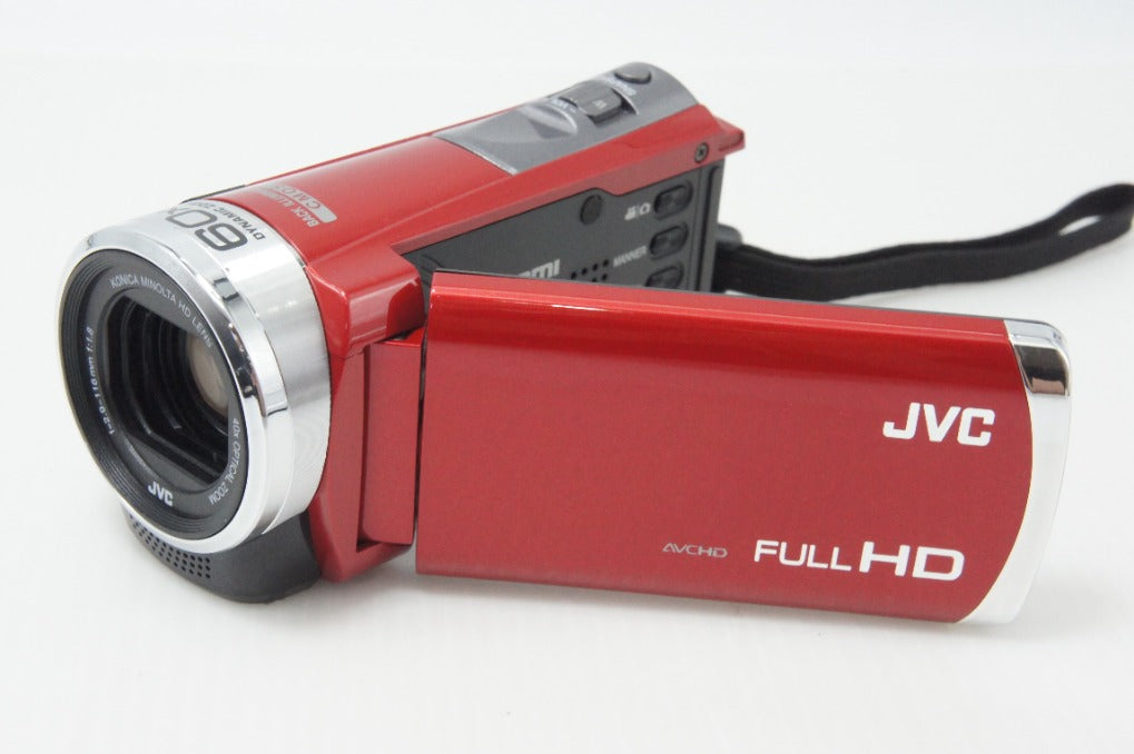 美品 JVC ケンウッド Everio GZ-E700 デジタルビデオカメラ レッド