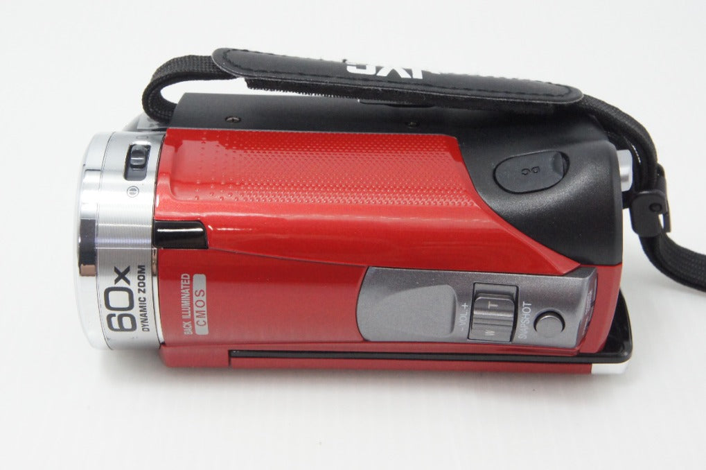 美品 JVC ケンウッド Everio GZ-E700 デジタルビデオカメラ レッド