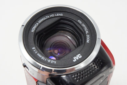 美品 JVC ケンウッド Everio GZ-E700 デジタルビデオカメラ レッド 260720h