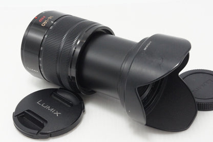 良品 Panasonic LUMIX G VARIO 14-140mm F3.5-5.6 ASPH. POWER O.I.S. H-FS14140-K マイクロフォーサーズ 260721b