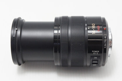 良品 Panasonic LUMIX G VARIO 14-140mm F3.5-5.6 ASPH. POWER O.I.S. H-FS14140-K マイクロフォーサーズ 260721b
