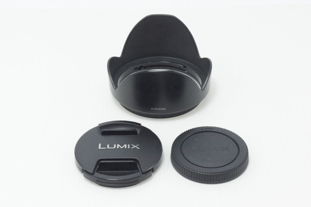 良品 Panasonic LUMIX G VARIO 14-140mm F3.5-5.6 ASPH. POWER O.I.S. H-FS14140-K マイクロフォーサーズ 260721b