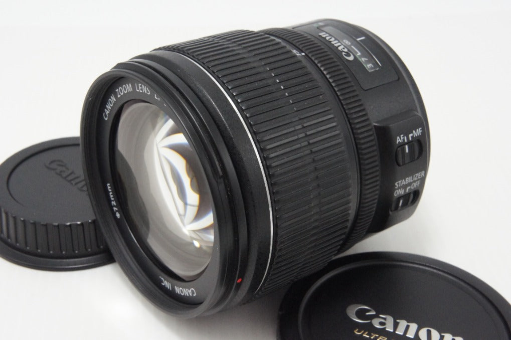 良品 Canon キヤノン EF-S 15-85mm F3.5-5.6 IS USM APS-C ズームレンズ フード付 260721f