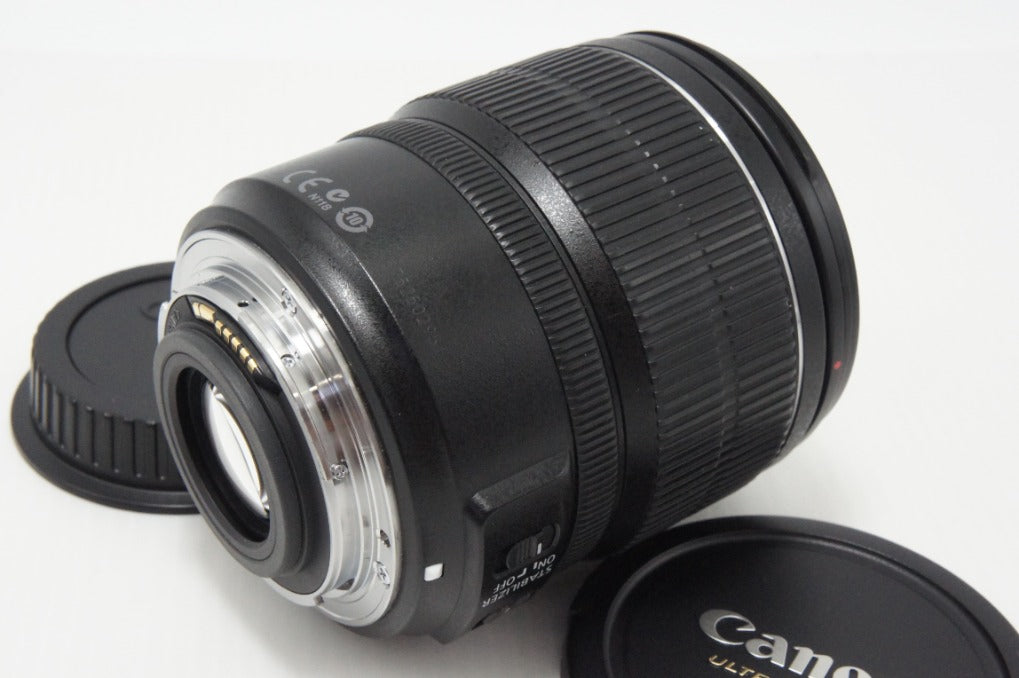 良品 Canon キヤノン EF-S 15-85mm F3.5-5.6 IS USM APS-C ズームレンズ フード付 260721f