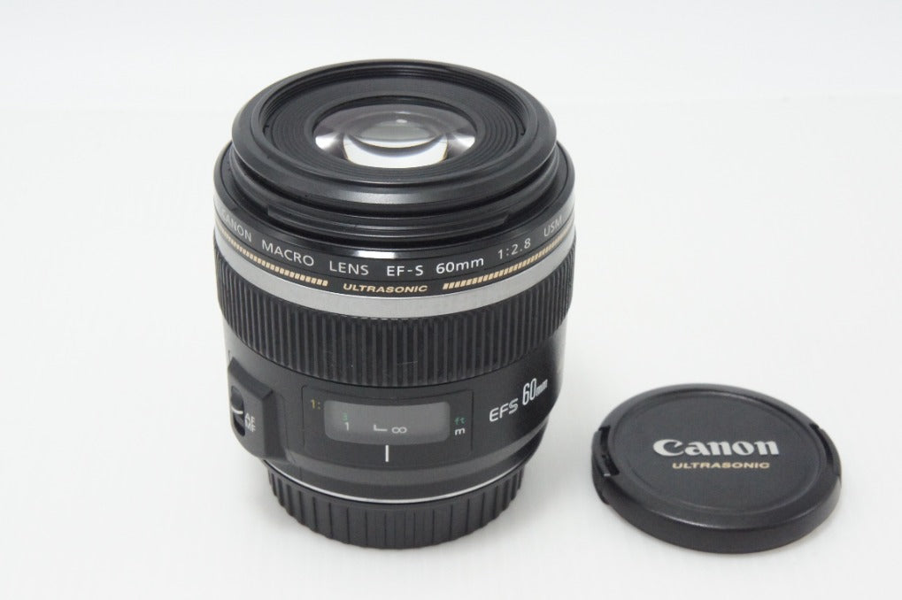良品 Canon キヤノン EF-S 60mm F2.8 MACRO USM APS-C 単焦点レンズ 260721g