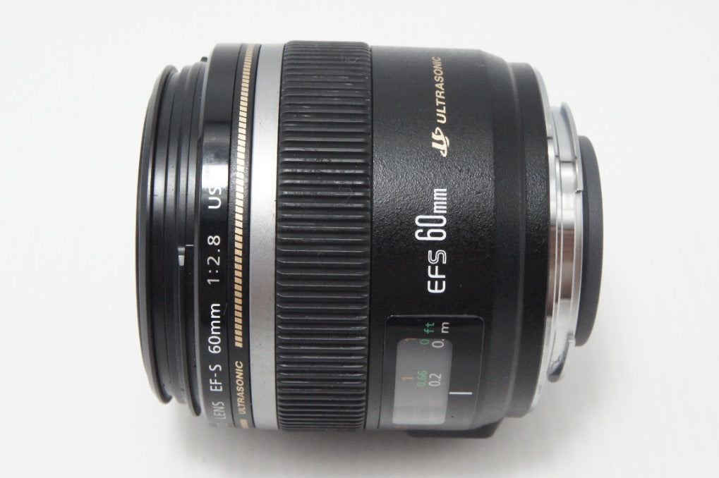 良品 Canon キヤノン EF-S 60mm F2.8 MACRO USM APS-C 単焦点レンズ 260721g