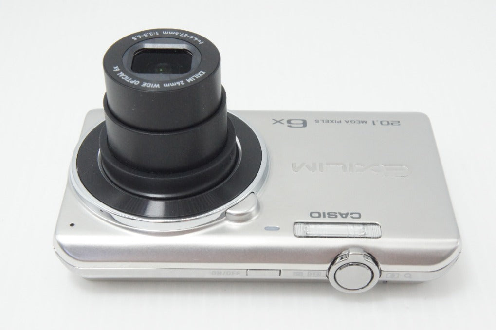 美品 CASIO カシオ EXILIM EX-ZS35 コンパクトデジタルカメラ シルバー 元箱付 260722a