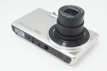 美品 CASIO カシオ EXILIM EX-ZS35 コンパクトデジタルカメラ シルバー 元箱付 260722a