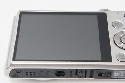 美品 CASIO カシオ EXILIM EX-ZS35 コンパクトデジタルカメラ シルバー 元箱付 260722a