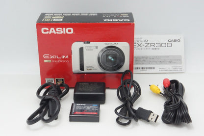 CASIO カシオ HIGH SPEED EXILIM EX-ZR300 コンパクトデジタルカメラ ゴールド 元箱付 260722b
