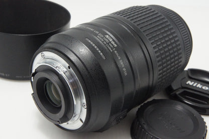 訳あり品 Nikon ニコン AF-S DX NIKKOR 55-300mm F4.5-5.6G ED VR APS-C ズームレンズ フード付 260722n