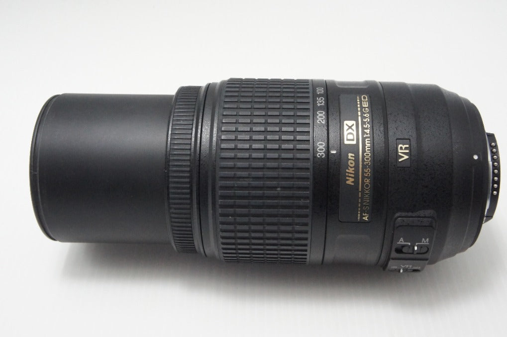 訳あり品 Nikon ニコン AF-S DX NIKKOR 55-300mm F4.5-5.6G ED VR APS-C ズームレンズ フード付 260722n
