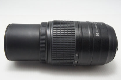 訳あり品 Nikon ニコン AF-S DX NIKKOR 55-300mm F4.5-5.6G ED VR APS-C ズームレンズ フード付 260722n