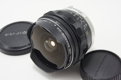 MINOLTA ミノルタ MC FISH-EYE ROKKOR-OK 16mm F2.8 魚眼レンズ SR/MDマウント MF 260722q
