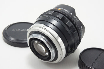 MINOLTA ミノルタ MC FISH-EYE ROKKOR-OK 16mm F2.8 魚眼レンズ SR/MDマウント MF 260722q